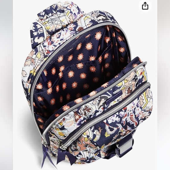 Vera Bradley Utility Sling Backpack-Tangier Paisley - Picture 4 of 15